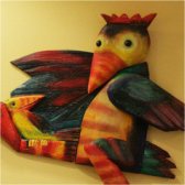 Reliefs Foyer Kinderklinik im Klinikum „Ernst von Bergmann“ Potsdam 2009 div. Hölzer, geschnitten, bemalt, montiert