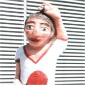 Freiplastik Sporthalle Eigenherdschule Kleinmachnow 2007 Eiche massiv Höhe ca. 2,50 m